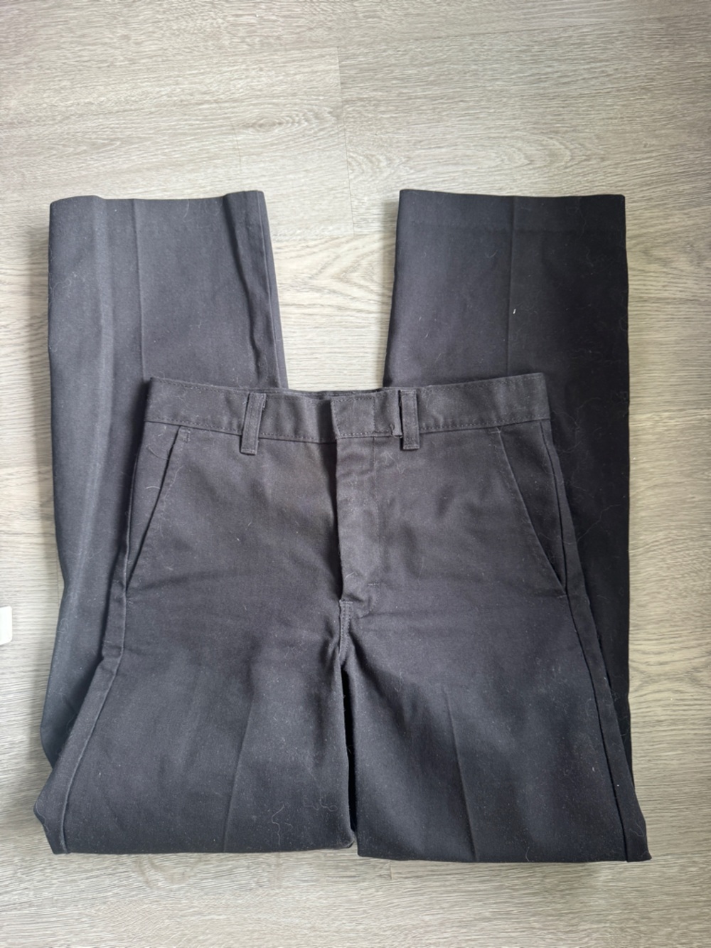 Dickies Women’s High Waisted Black Straight Leg Work Pants